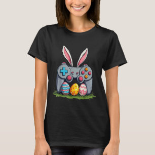 Easter Gamer Bunny Boys Kids Men Teens Video Game T-Shirt