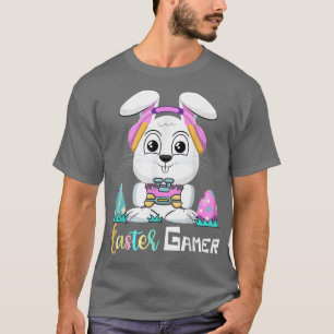 Easter Gamer Bunny Rabbit Video Game Gaming Gamer T-Shirt