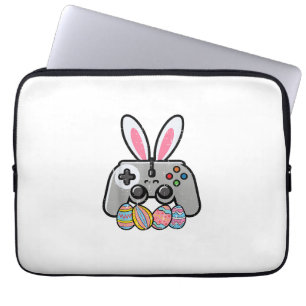 Easter Gaming Controller Bunny Ears Boys Kids Yout Laptop Sleeve