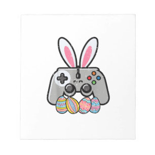 Easter Gaming Controller Bunny Ears Boys Kids Yout Notepad