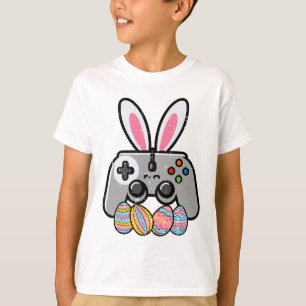 Easter Gaming Controller Bunny Ears Boys Kids Yout T-Shirt
