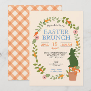 Easter Garden Brunch Invitation