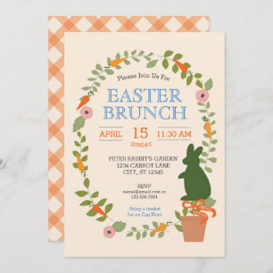 Easter Garden Brunch Invitation
