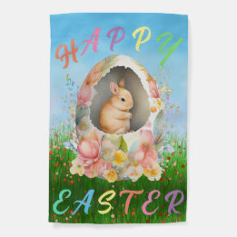 Easter Garden Flag