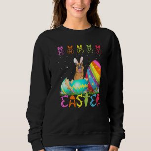 Easter German Shepherd Dog Matching Family Easter Sweatshirt