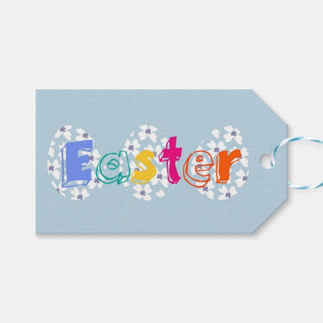 Easter Gift Tags (Front (Horizontal))