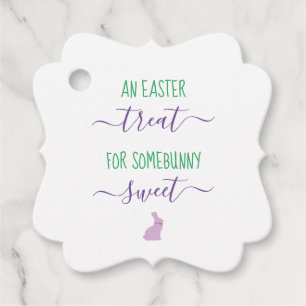 Easter Gift Tags, An Easter Treat Somebunny Sweet Favour Tags