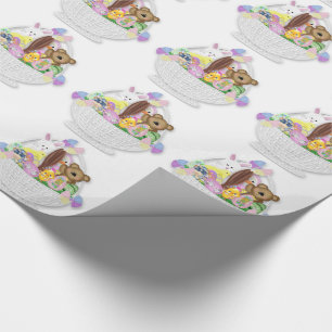 Easter Gift Wrap/Animals in a Basket Wrapping Paper