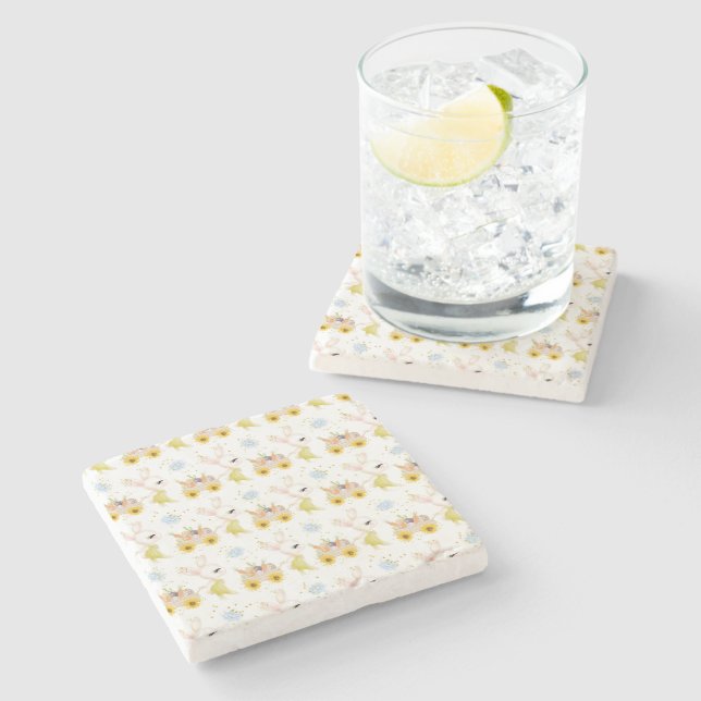 Easter Gifts For Toddlers Stone Coaster (Side)