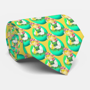 Easter Girl  Easter Chick and Easter Egg Tie