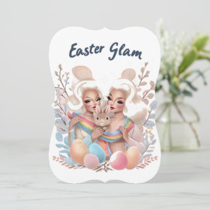 Easter Glam Drag Queen Easter Card