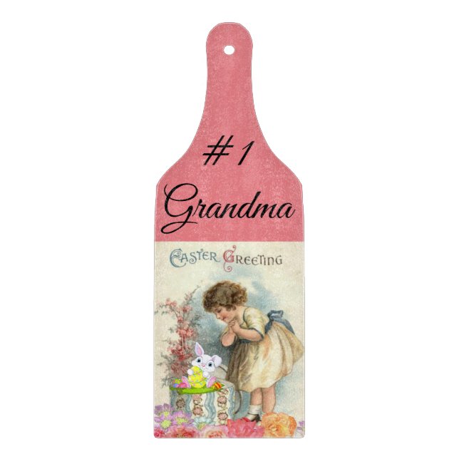 Easter Glass Cutting Board (Front)