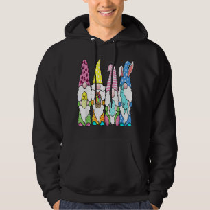 Easter Gnome Egg Hunting Spring Gnomes Hoodie