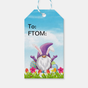 Easter Gnome  Gift Tags