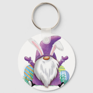 Easter Gnome    Tote Bag Key Ring