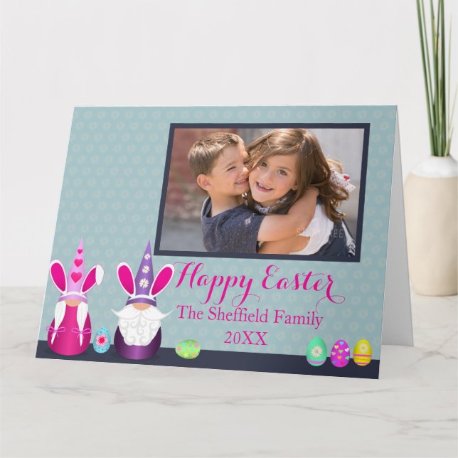 Easter Gnomes  Card (Front)