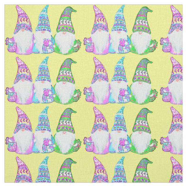 EASTER GNOMES FABRIC (Swatch)