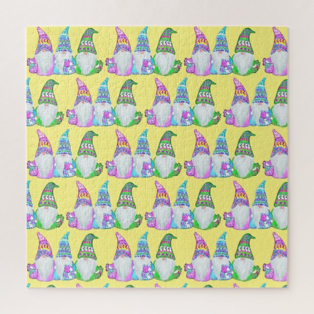 EASTER GNOMES JIGSAW PUZZLE (Vertical)