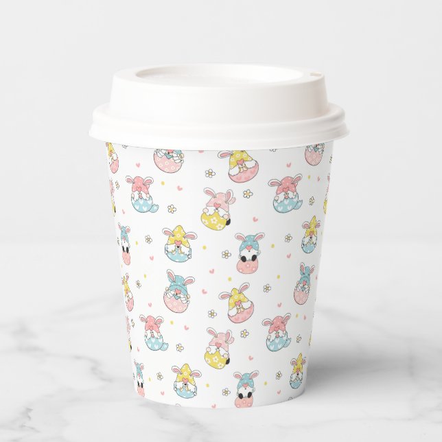 Easter Gnomes Paper Cups (Front)