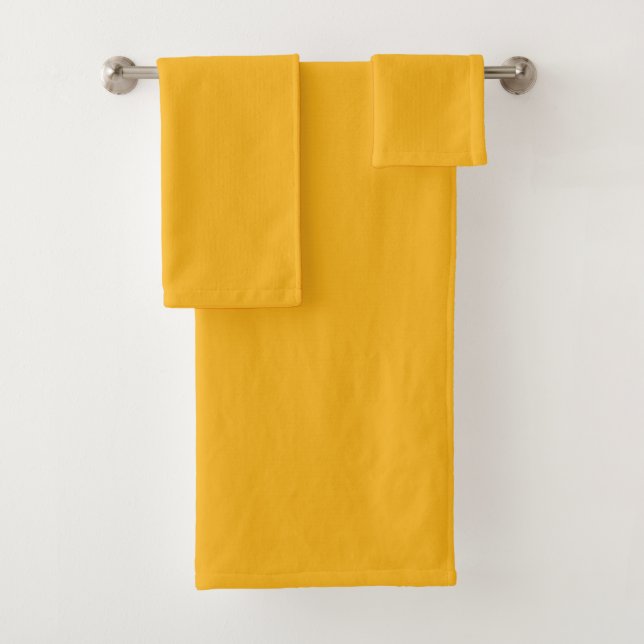 Easter Golden Yellow   Bath Towel Set (Insitu)