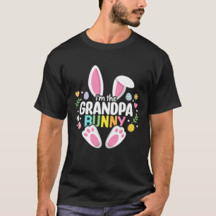 Easter Grandpa Bunny Papa Happy Easter Day Family  T-Shirt