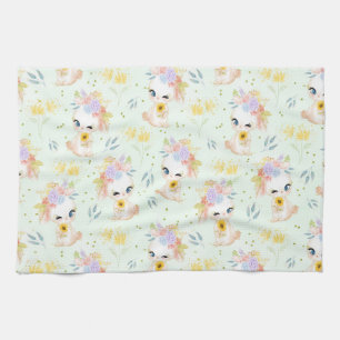 Easter Grass Tea Towel