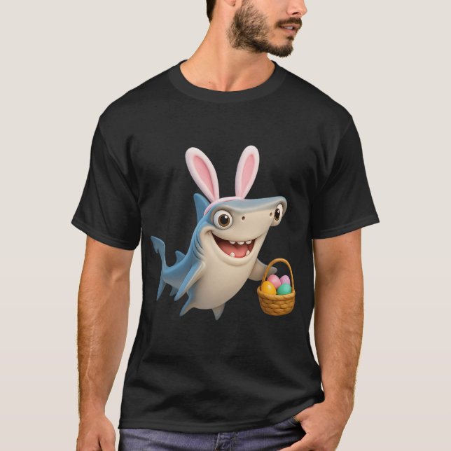 Easter Great Hammerhead Shark T-Shirt (Front)