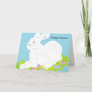 Easter Greeting Card /Bunny