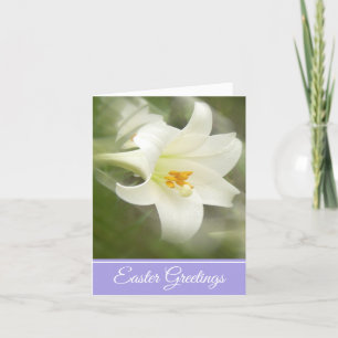 Easter Greeting Card Easter Lily
