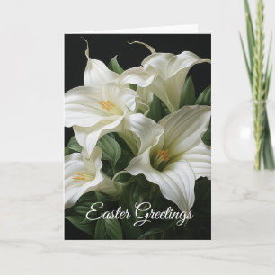 Easter Greeting Card Easter Lily