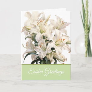 Easter Greeting Card Easter Lily