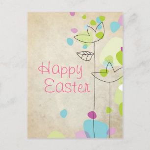 Easter Greeting Holiday Postcard