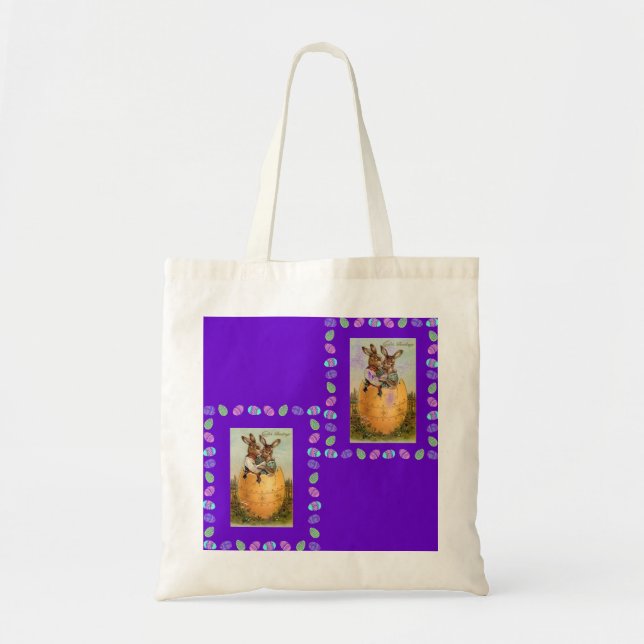 Easter Greeting Tote Bag (Front)