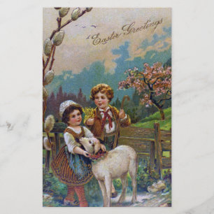 Easter Greetings 1908 Stationery