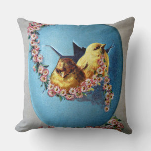 Easter Greetings 1909 Cushion