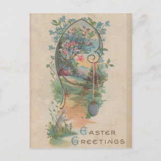 Easter Greetings 1912 Vintage Postcard