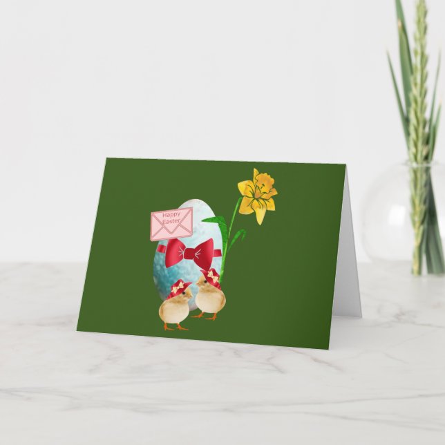 Easter Greetings  Card (Front)