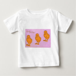 Easter Greetings Chicks Purple Baby T-Shirt