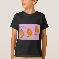 Easter Greetings Chicks Purple