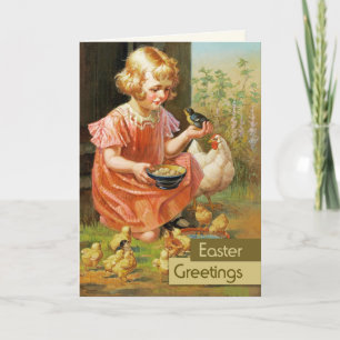 Easter Greetings. Fine Art Easter Card