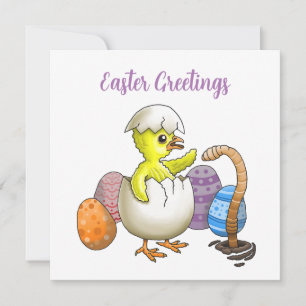 Easter Greetings Holiday Card