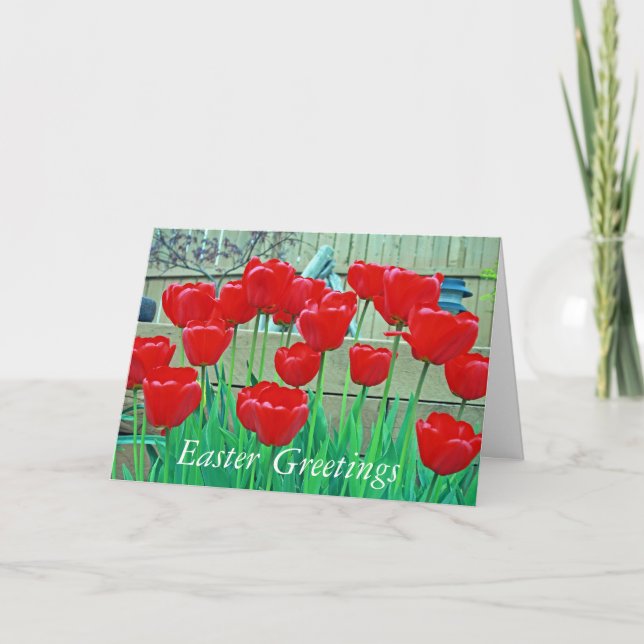 Easter, Greetings Holiday Card (Front)