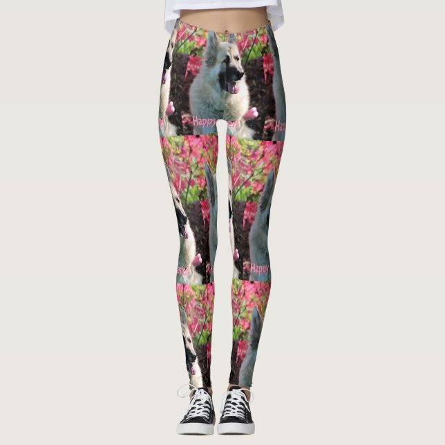 Easter GSD Leggings (Front)