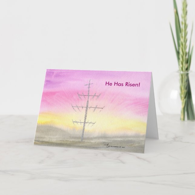 Easter Ham Radio Card (Front)