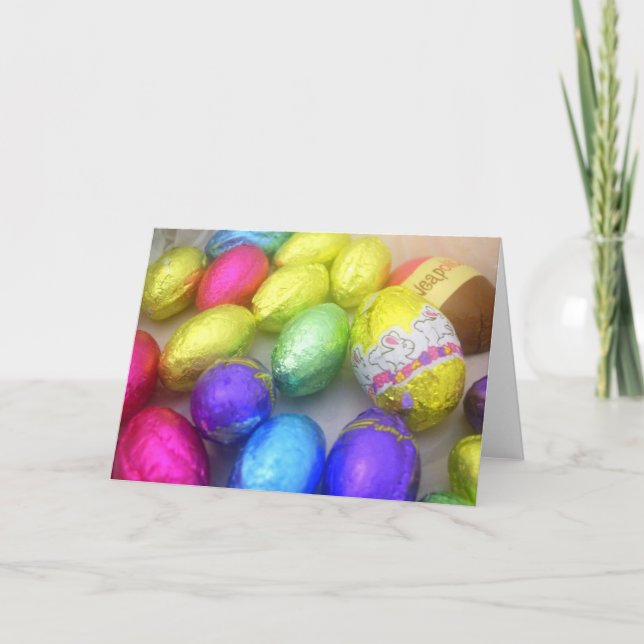 'Easter Happiness' Blank Greeting Card (Front)