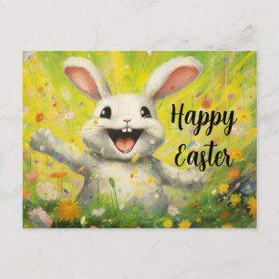 Easter Happy Bunny Postcard #5
