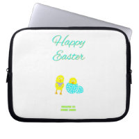Easter Hatchlings Neoprene Laptop Sleeve