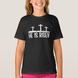 Easter He Is Risen Christian T-Shirt