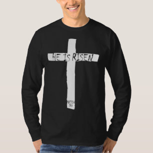 Easter He Is Risen Indeed Matthew 28 6 Christian C T-Shirt