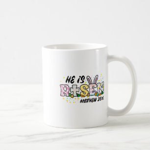 Easter He Is Risen Matthew 28 6 Christian Women Me Coffee Mug